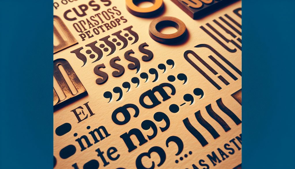 Detalle macro de elementos tipográficos en papel crema: comillas españolas («»), guiones largos (—) y muestras de cursiva — qué es la ortotipografía editorial