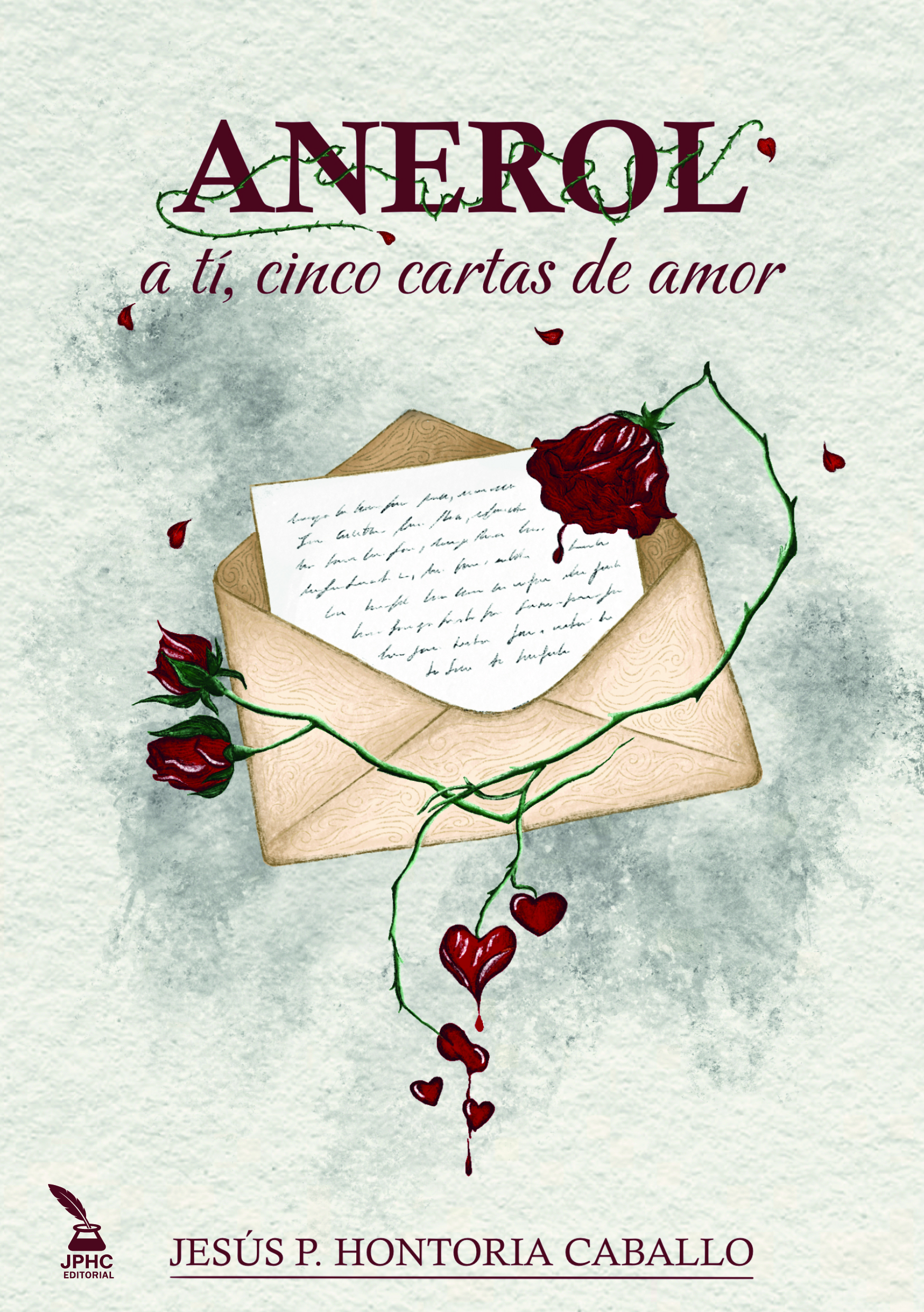 Portada de Anerol, poemario de de Jesús Pedro Hontoria por JPHC